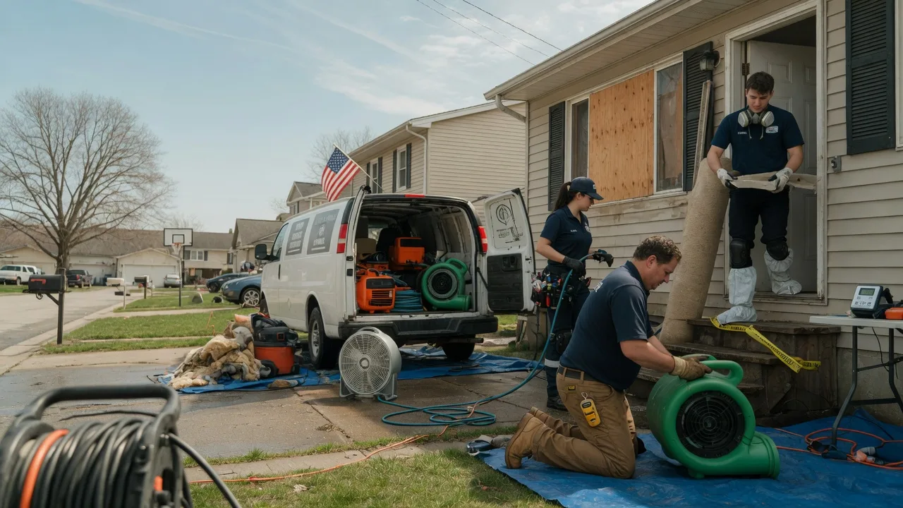 Water Damage Restoration in Woodford, WI near me
